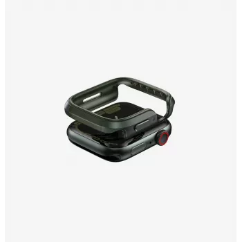 UNIQ Valencia -kotelo Apple Watch Series 4/5/6/7/8/9/SE/SE2/SE3 45/44mm vihreä