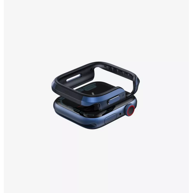 UNIQ Valencia -kotelo Apple Watch Series 4/5/6/7/8/9/SE/SE2/SE3 45/44mm vihreä