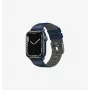 UNIQ Linus Apple Watch -ranneke Airosoft silikoni Nautical Blue 42/44/45/49mm