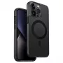 UNIQ LifePro Xtreme MagClick -latauskotelo iPhone 14 Pro Max 6,7 tuuman musta/Smoke Frost