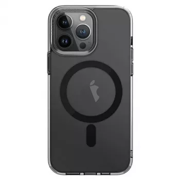 UNIQ LifePro Xtreme MagClick -latauskotelo iPhone 14 Pro Max 6,7 tuuman musta/Smoke Frost