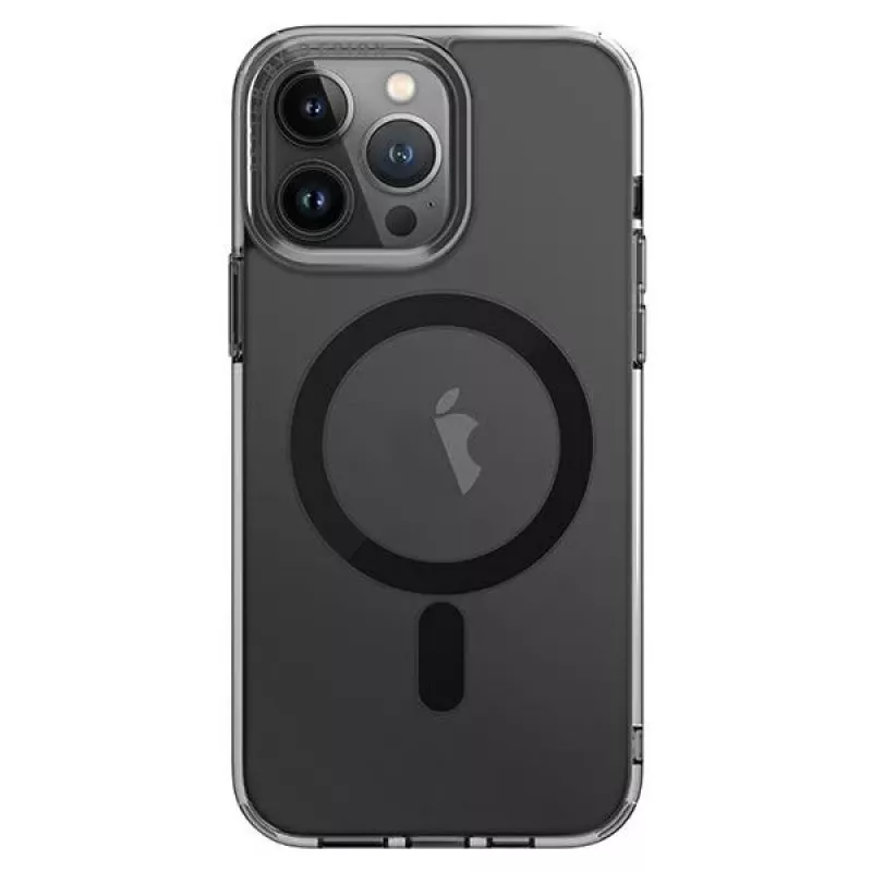 UNIQ LifePro Xtreme MagClick -latauskotelo iPhone 14 Pro Max 6,7 tuuman musta/Smoke Frost