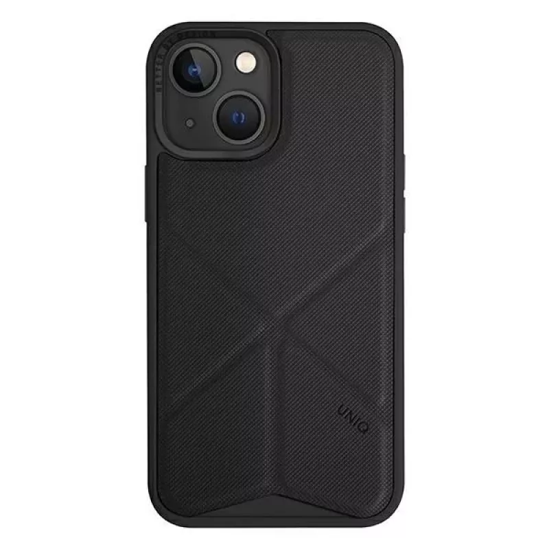 UNIQ Transforma -kotelo iPhone 14 Plus / 15 Plus 6,7 tuuman näyttöön Magclick Charging Ebony Black