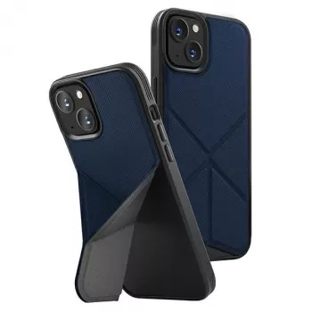 UNIQ Transforma Folio -kotelo iPhone 14 Plus / 15 Plus 6,7 tuuman Magclick-lataus sähkönsininen