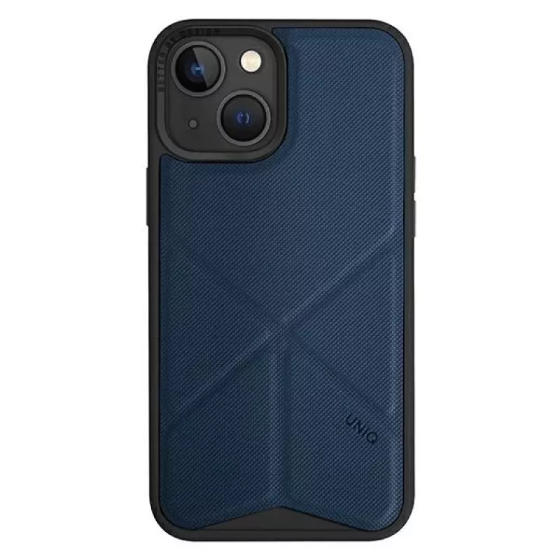 UNIQ Transforma Folio -kotelo iPhone 14 Plus / 15 Plus 6,7 tuuman Magclick-lataus sähkönsininen