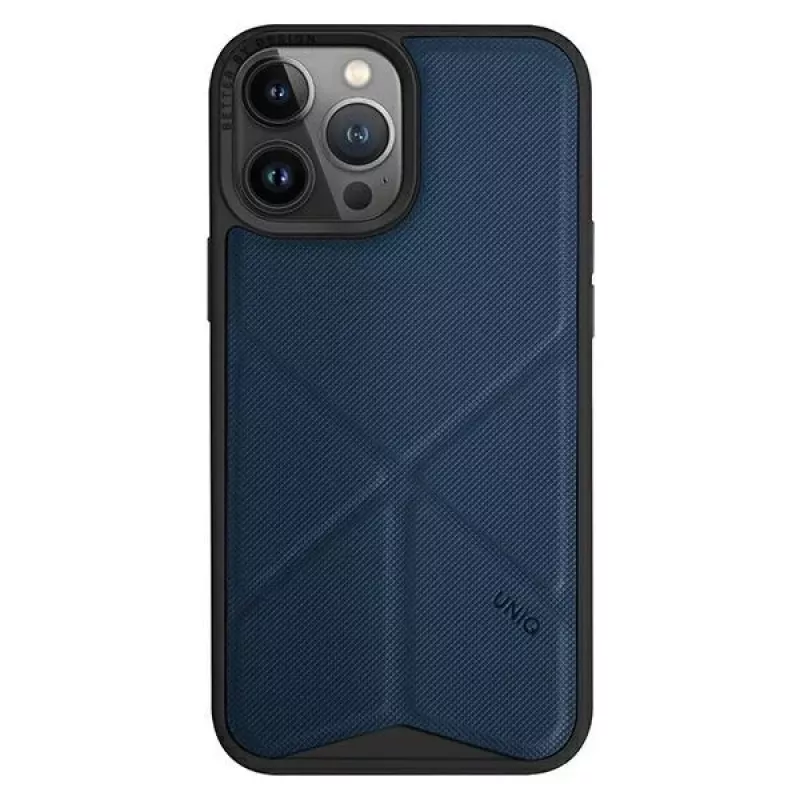 UNIQ Transforma Folio -kotelo Apple iPhone 14 Pro 6,1 tuuman Magclick-latauksella - Electric Blue