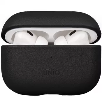 UNIQ Terra -kotelo AirPods Pro 2. sukupolvi (2022/2023) - aito nahka, Dallas Black
