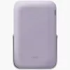 UNIQ varavirtalähde Hoveo 5000mAh USB-C 20W PD Fast Charge Wireless Magnetic Lilac Lavender