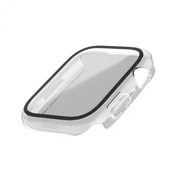 UNIQ Nautic -kotelo Apple Watch Series 7/8/9 41mm kirkas/dove
