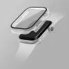 UNIQ Nautic suojakotelo Apple Watch Series 7/8/9 45mm, kirkas/läpinäkyvä