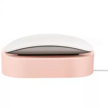 UNIQ Nova langaton lataustelakka Apple Magic Mouse 2 -hiirelle - pinkki