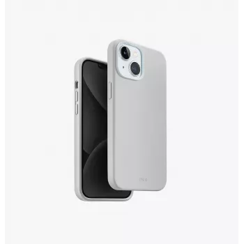 UNIQ Lino Hue Magclick -latauskotelo iPhone 15/14/13 6,1 inch - kreidegrau