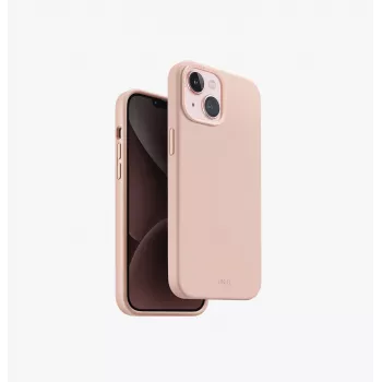 UNIQ Lino Hue Magclick -latauskotelo iPhone 15/14/13 6,1 inch - kreidegrau