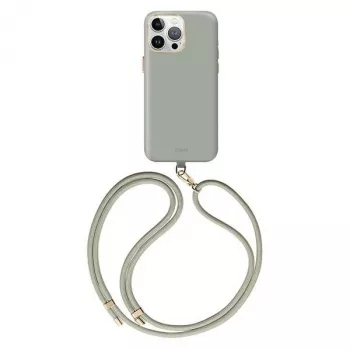 UNIQ Coehl Creme -kotelo iPhone 15 Pro Max 6,7 tuumaan, magneettisesti lataava, Soft Sage