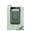 UNIQ Flixa magneettinen korttilompakko jalustalla Lichen Green MagSafe
