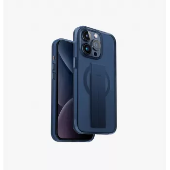 UNIQ Heldro Mag -kotelo iPhone 15 Pro 6,1 tuumaan MagClick-lataus Ultramarin Tiefblau