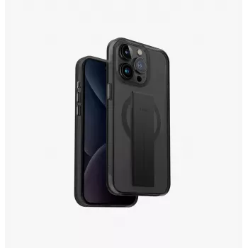 UNIQ Heldro Mag iPhone 15 Pro Max 6,7 tuumaan Magclick -latauskotelo Lucent Clear