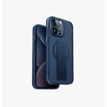 UNIQ Heldro Mag -kotelo iPhone 15 Pro Max 6,7 tuumaan MagClick-lataus Ultramarin Tiefblau