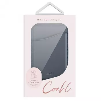 UNIQ Coehl Esme magneettinen lompakko peilillä ja tuella Apple iPhone 15 Pro Max, Sapphire Blue