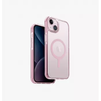 UNIQ Combat -kotelo iPhone 15 Plus / 14 Plus 6,7 tuumaan Maglick Charging Cool Mint