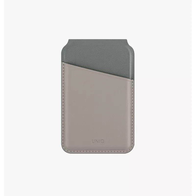 UNIQ Lyden DS magneettinen lompakko RFID-puhelinteline Canary Yellow / Flint Grey