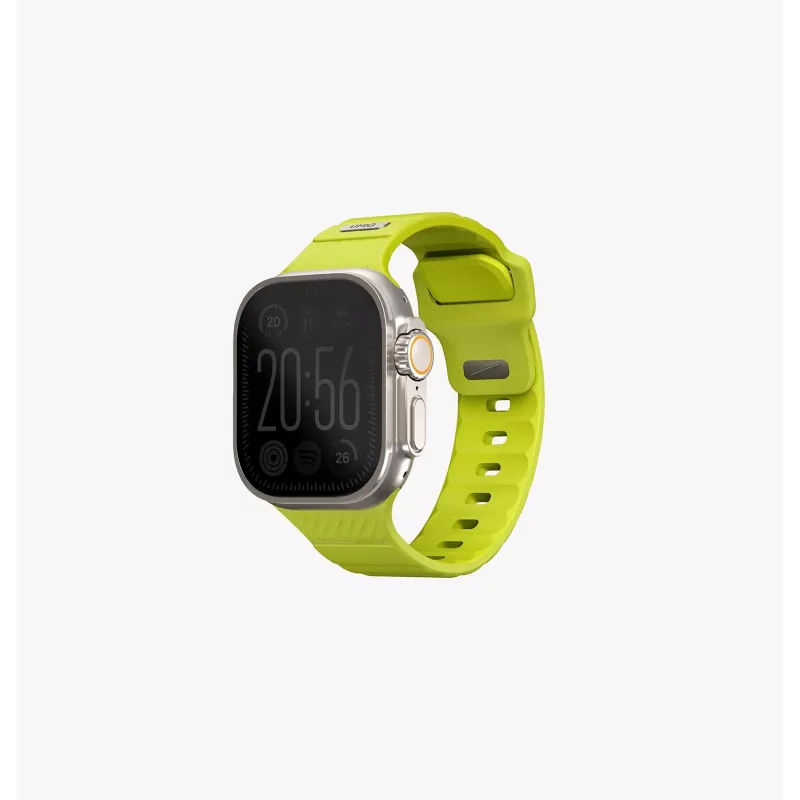 UNIQ Stride Apple Watch -ranneke 38/40/41mm FKM-kumi Blassrosa