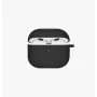 UNIQ Nexo -kotelo AirPods 4 korvakoukuilla silikoni musta