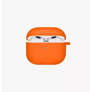 UNIQ Nexo -kotelo AirPods 4 korvakoukuilla, silikoni, Tyynenmerensininen