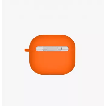 UNIQ Nexo -kotelo AirPods 4 korvakoukuilla silikoni Volt Orange