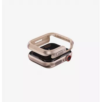 UNIQ Valencia suojakuori laitteelle Apple Watch 46mm, kulta