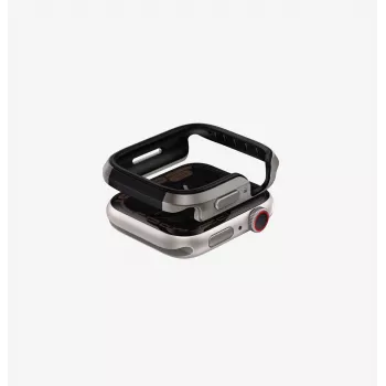 UNIQ Valencia Apple Watch Series 46mm puskurikuori, Titanium Silver