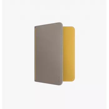 UNIQ Belmont RFID-passintasku, Grey/Yellow