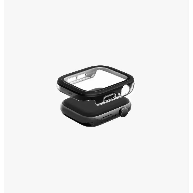 UNIQ Voute suojakotelo karkaistulla lasilla Apple Watch Series 10/11 46 mm, hopea