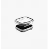 UNIQ Voute -kotelo Apple Watch Ultra 49 mm karkaistulla lasisuojalla, hopea