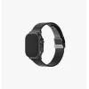 UNIQ Dante Pro ruostumaton teräs Milanese Loop -ranneke Apple Watch 40/41/42mm - Graphite Black