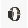 UNIQ Dante Pro ruostumaton teräs Milanese Loop -ranneke Apple Watch 40/41/42mm - Graphite Black