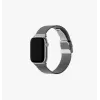 UNIQ Dante Pro ruostumaton teräs Milanese Loop -ranneke Apple Watch 40/41/42mm - Graphite Black