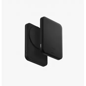 UNIQ Lyden Lexa magneettinen varavirtalähde 5000 mAh PD USB-C MagSafe, musta