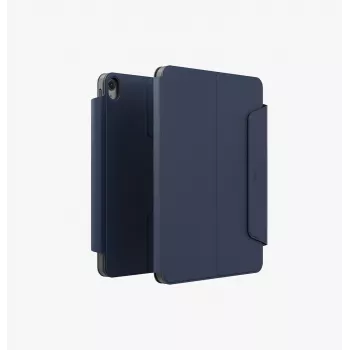 UNIQ Rovus Snapmount magneettinen 360° kiertyvä irrotettava kotelo iPad 11 A16 (2025) / iPad 10.9 10. sukupolvi (2022), Navy Blue