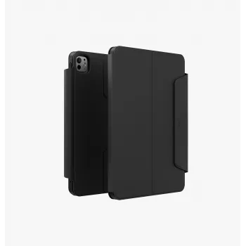 UNIQ Rovus Snapmount magneettinen 360° kiertyvä irrotettava kotelo iPad Pro 13 M4 2024 / M5 2025, musta