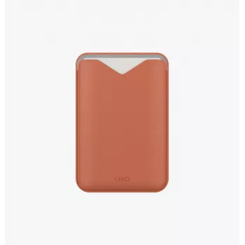 UNIQ Lyden Evo Magnetic Wallet Stand puhelimelle - keltainen