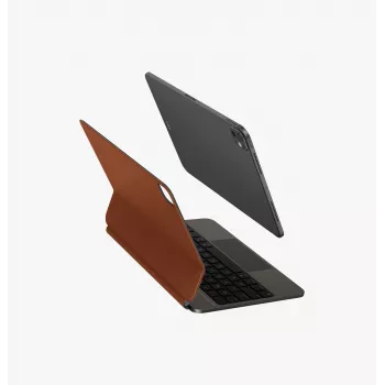 UNIQ Venno Pro Magnetic Smart Keyboard Case iPad Pro 11 M4 2024 / M5 2025, karamelli