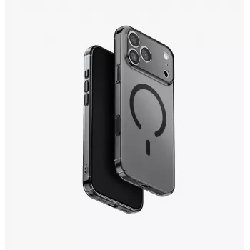 UNIQ Airsuit Case iPhone 17 Pro Max MagClick Charging musta