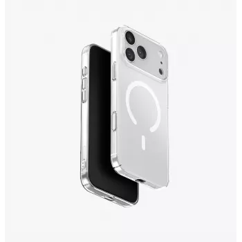 UNIQ Airsuit Case iPhone 17 Pro Max MagClick Charging musta