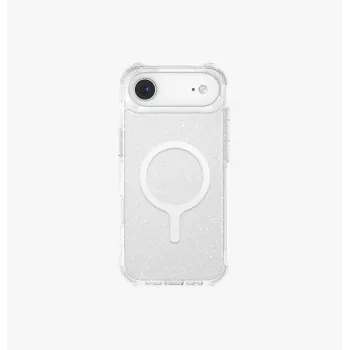 UNIQ LifePro Xtreme MagClick latauskuori laitteelle iPhone Air, läpinäkyvä/glitter