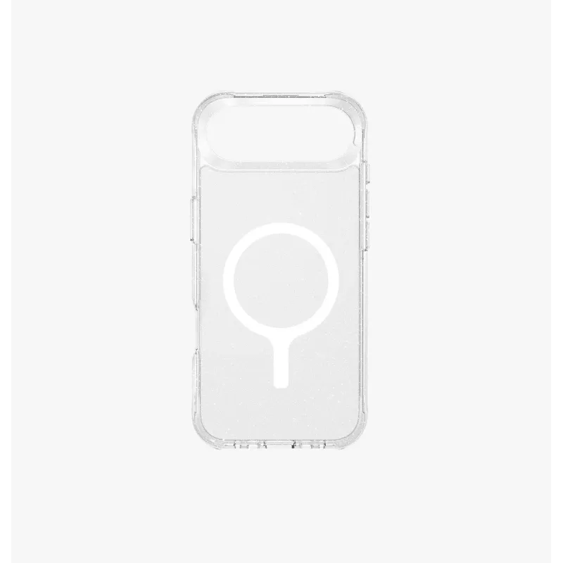 UNIQ LifePro Xtreme MagClick latauskuori laitteelle iPhone Air, läpinäkyvä/glitter
