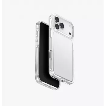 UNIQ Lifepro Xtreme -suojakuori laitteelle iPhone 17 Pro Max, läpinäkyvä