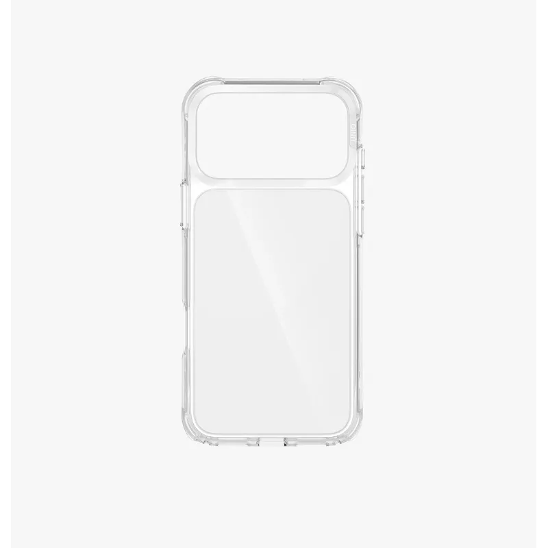 UNIQ Lifepro Xtreme -suojakuori laitteelle iPhone 17 Pro Max, läpinäkyvä