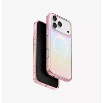 UNIQ Iridescia Case Apple iPhone 17 Pro Max Magclick Charging Holo Quartz