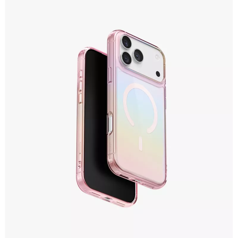 UNIQ Iridescia Case Apple iPhone 17 Pro Max Magclick Charging Holo Quartz